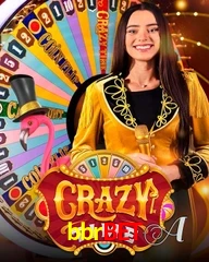 Crazy Time live game no bbrbet cassino com entretenimento ao vivo para jogadores do Brasil